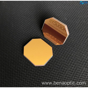 45mm Gold Coated Fused Silica Flat Mirror